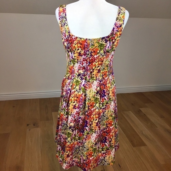 Nine West Mini Floral Print Midi Dress - Picture 2 of 4